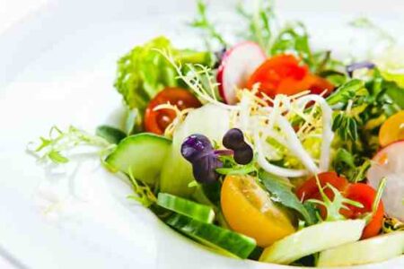Fresh Vegetable Salad Recipe Image